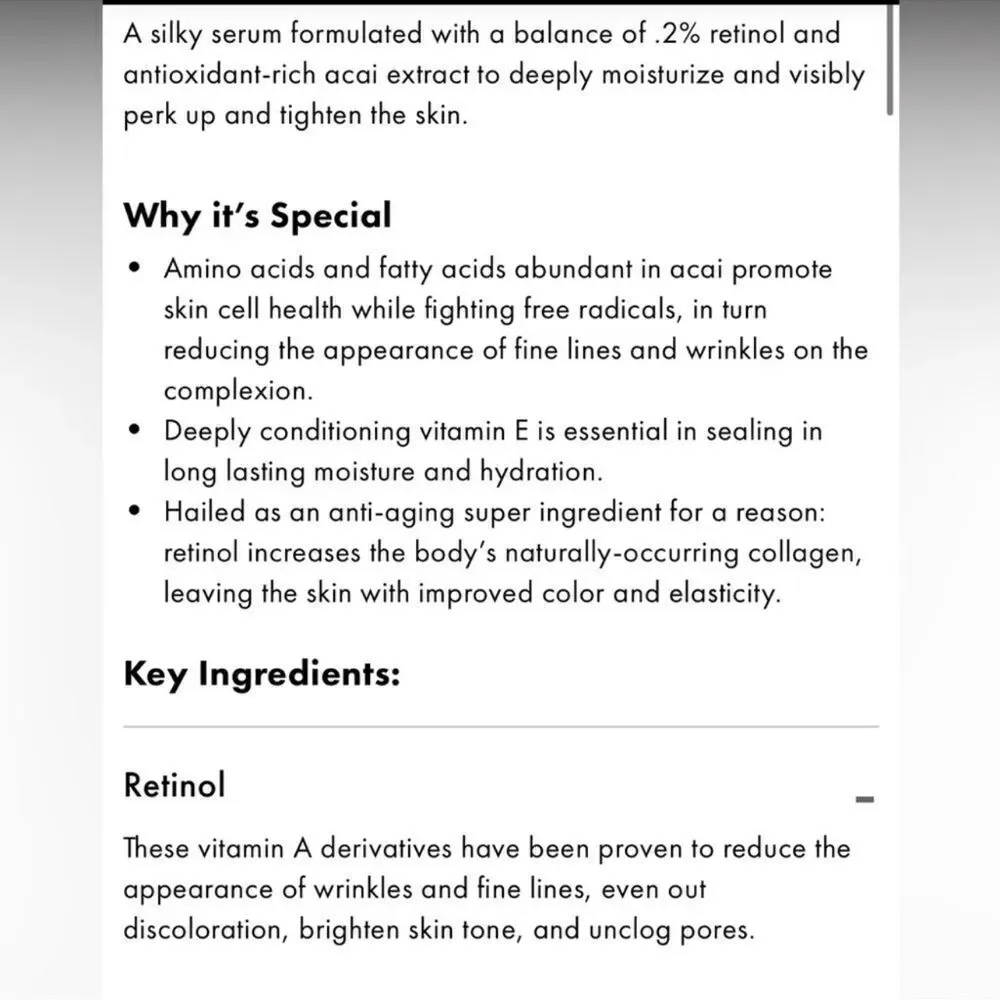 $12🌟 Truly Acai Your Firm & Tighten Serum - Picture 3 of 6